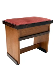 Art Deco Modernistl Stool by Hendrik Wouda for Pander, 1924